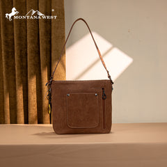 MW1335G-918  Montana West Embossed Collection Hobo Shoulder Bag