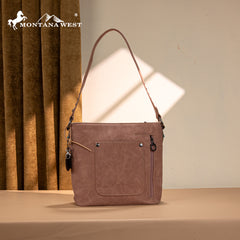 MW1335G-918  Montana West Embossed Collection Hobo Shoulder Bag