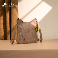 MW1335-8330  Montana West Embossed Collection Crossbody Bag
