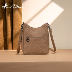 MW1335-8330  Montana West Embossed Collection Crossbody Bag