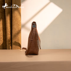 MW1335-8330  Montana West Embossed Collection Crossbody Bag