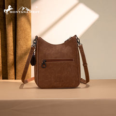 MW1335-8330  Montana West Embossed Collection Crossbody Bag