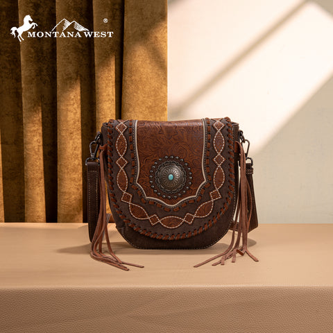 MW1331-8360 Montana West Concho Collection Crossbody