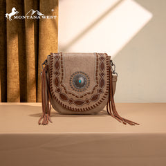 MW1331-8360 Montana West Concho Collection Crossbody