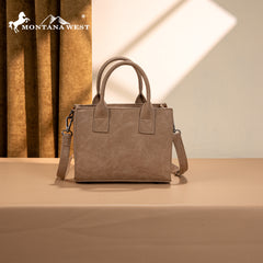 MW1331-8322   Montana West Concho Collection Small Tote/Crossbody
