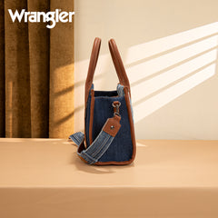 WG210-8120S  Wrangler Woven Denim Concealed Carry  Tote/Crossbody -Jean