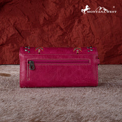 MW1245-W002 Montana West Embroidered Collection Wallet