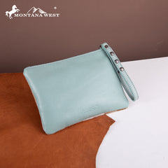 RLH-7001  Montana West Hair-On Cowhide Leather Wristlet