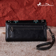 MW1245-W002 Montana West Embroidered Collection Wallet