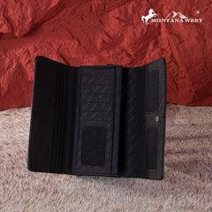 MW1245-W002 Montana West Embroidered Collection Wallet