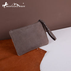 RLH-7006  Montana West Hair-On Cowhide Leather Wristlet