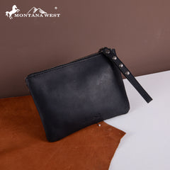 RLH-7006  Montana West Hair-On Cowhide Leather Wristlet