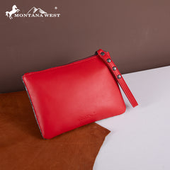RLH-7006  Montana West Hair-On Cowhide Leather Wristlet
