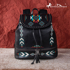 MW1245-9110 Montana West Embroidered Collection Backpack