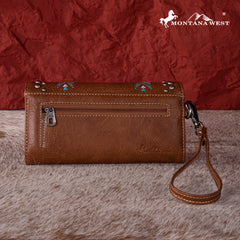 MW1245-W002 Montana West Embroidered Collection Wallet