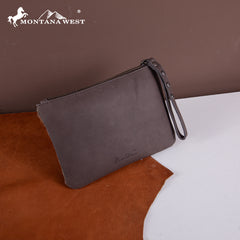 RLH-7005  Montana West Hair-On Cowhide Leather Wristlet