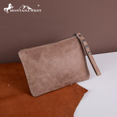 RLH-7002  Montana West Hair-On Cowhide Leather Wristlet