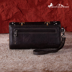 MW1245-W002 Montana West Embroidered Collection Wallet