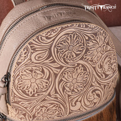 TR160-9110A Trinity Ranch Hair-On Cowhide Collection Mini Backpack