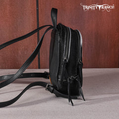 TR160-9110 Trinity Ranch Hair-On Cowhide Collection Mini Backpack