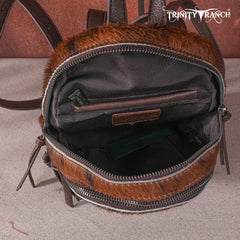 TR160-9110 Trinity Ranch Hair-On Cowhide Collection Mini Backpack