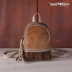 TR160-9110 Trinity Ranch Hair-On Cowhide Collection Mini Backpack