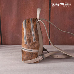 TR160-9110 Trinity Ranch Hair-On Cowhide Collection Mini Backpack