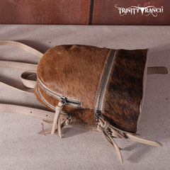 TR160-9110 Trinity Ranch Hair-On Cowhide Collection Mini Backpack