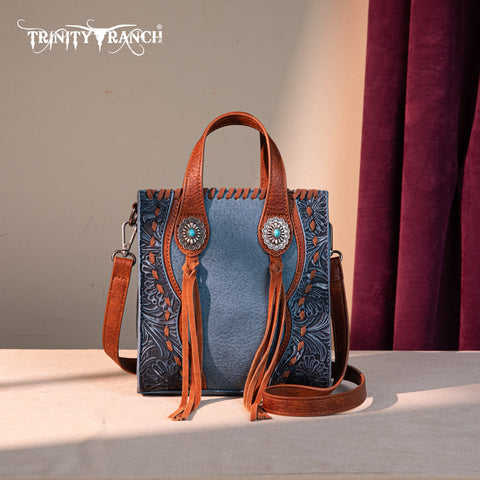TR192-1605  Trinity Ranch Concho Collection Mini Tote/Crossbody