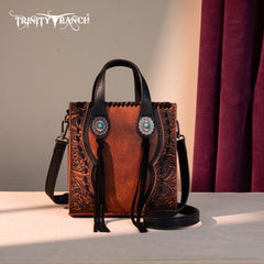TR192-1605  Trinity Ranch Concho Collection Mini Tote/Crossbody