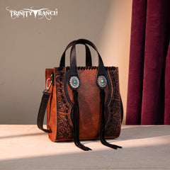 TR192-1605  Trinity Ranch Concho Collection Mini Tote/Crossbody