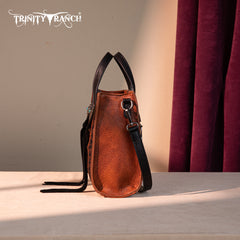 TR192-1605  Trinity Ranch Concho Collection Mini Tote/Crossbody