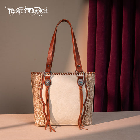 TR192G-8317  Trinity Ranch Concho Collection Concealed Carry Tote