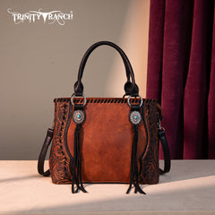 TR192G-8322  Trinity Ranch Concho Collection Tote/Crossbody