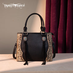 TR192G-8322  Trinity Ranch Concho Collection Tote/Crossbody