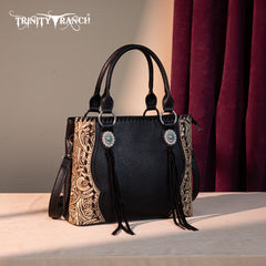 TR192G-8322  Trinity Ranch Concho Collection Tote/Crossbody