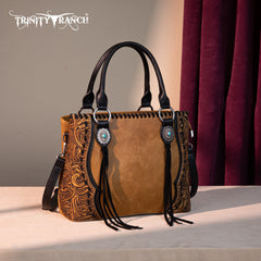 TR192G-8322  Trinity Ranch Concho Collection Tote/Crossbody