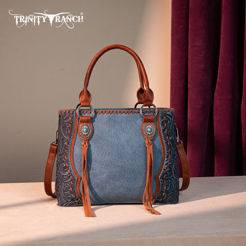 TR192G-8322  Trinity Ranch Concho Collection Tote/Crossbody