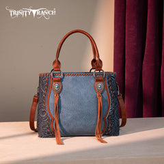 TR192G-8322  Trinity Ranch Concho Collection Tote/Crossbody