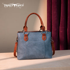 TR192G-8322  Trinity Ranch Concho Collection Tote/Crossbody