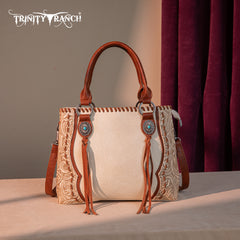 TR192G-8322  Trinity Ranch Concho Collection Tote/Crossbody