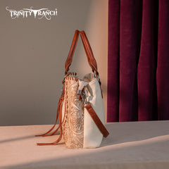 TR192G-8322  Trinity Ranch Concho Collection Tote/Crossbody