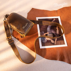 WG87-824 Wrangler Sling Bag/Crossbody/Chest Bag  - Coffee