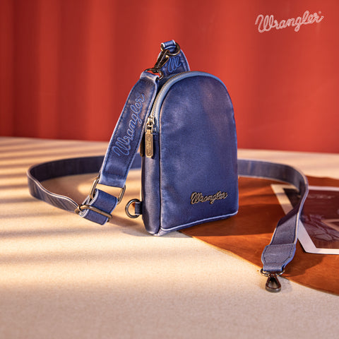 WG87-824 Wrangler Sling Bag/Crossbody/Chest Bag -Jean