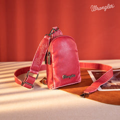 WG87-824 Wrangler Sling Bag/Crossbody/Chest Bag  - Pink