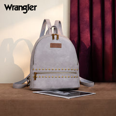 WG81-91101  Wrangler Studded  Backpack - Grey
