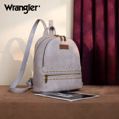 WG81-91101  Wrangler Studded  Backpack - Grey