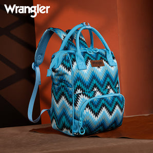 WG2211-9110 Wrangler Aztec Printed Callie Backpack - Jean
