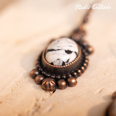 RCE-1108   Rustic Couture's  Artificial  Stone Dangling Earring