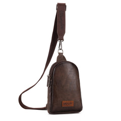 WG87-210 Wrangler Sling Bag/Crossbody/Chest Bag  - Coffee